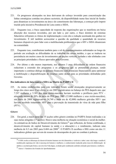 46-RelatÃ³rio de AvaliaÃ§Ã£o do Impacto PARPA II.pdf - UNICEF ...