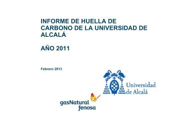 informe de huella de informe de huella de carbono de la ...