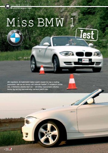 Test: BMW 125i Cabrio - AutoTuning.sk