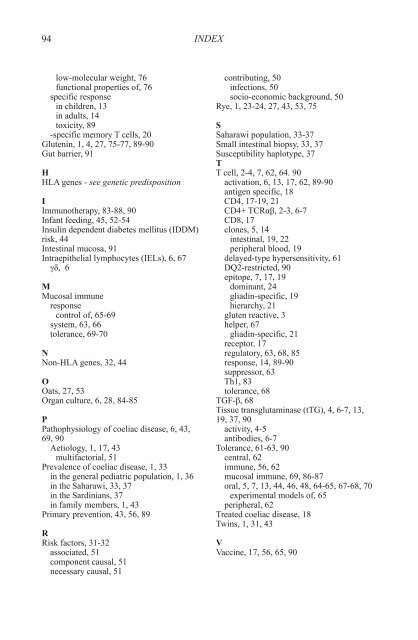 primary prevention of coeliac disease - Associazione Italiana ...