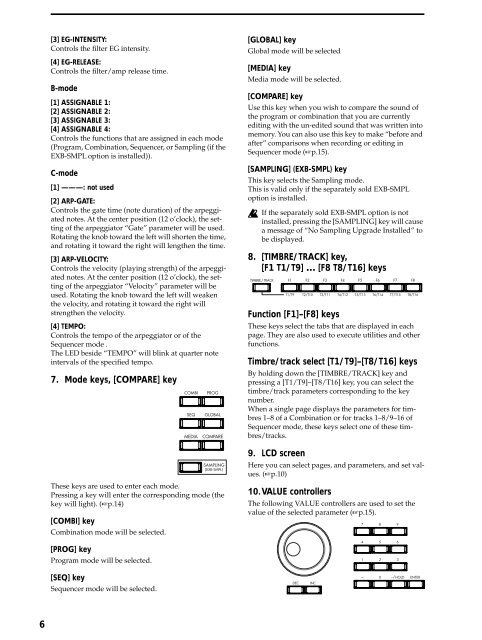 TRITON Le Basic guide - Korg