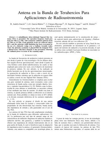 Antena en la Banda de Terahercios Para Aplicaciones de ...