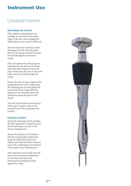 Staple Fixation System - Stryker