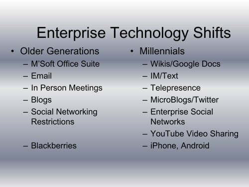 Millennials in the Workplace - USC Marshall