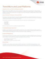 Trend Micro and Level Platforms (PDF)