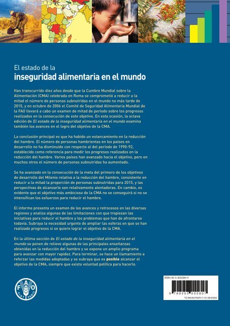 Estado de la inseguridad alimentaria en el mundo 2006 ... - FAO.org