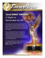 32nd EMMY AWARDS A Night to Remember by All! - National ...