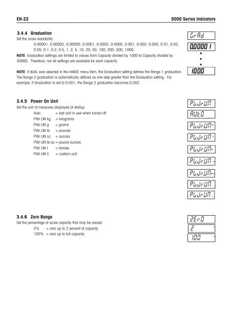 5000 Series Indicators Instruction Manual - MaRCo