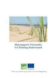 Slutrapport Förstudie VA-lösning Sudersand - Leader Gotland