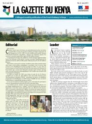 Leader Editorial - Ambassade de France au Kenya
