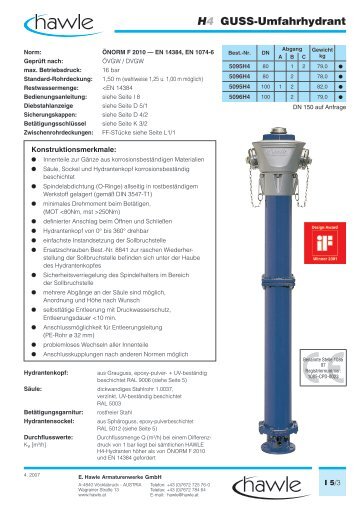 H4 GUSS-Umfahrhydrant