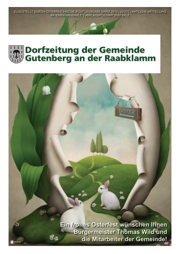 Ausgabe 01/2013 - Gemeinde Gutenberg an der Raabklamm