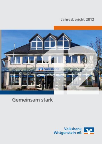 Gemeinsam stark - Volksbank Wittgenstein eG