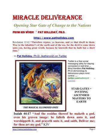 Miracle deliverance - Remnant Radio Home Page