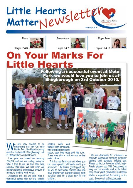 Newsletter - Little Hearts Matter