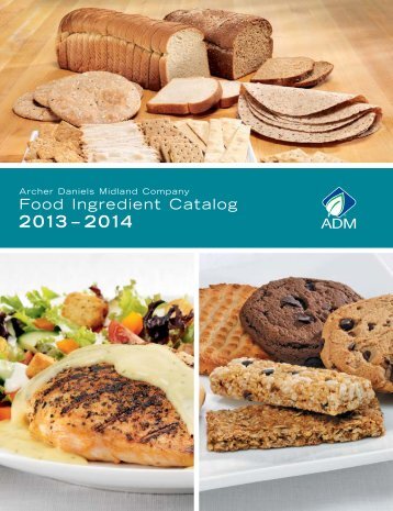 Food Ingredient Catalog - ADM