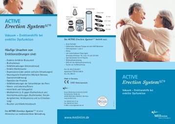 Flyer zum Active Erection System nt - MEDintim Shop