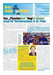 September 2010 - Rechtes Murufer: St. Peter ... - FPÖ Graz