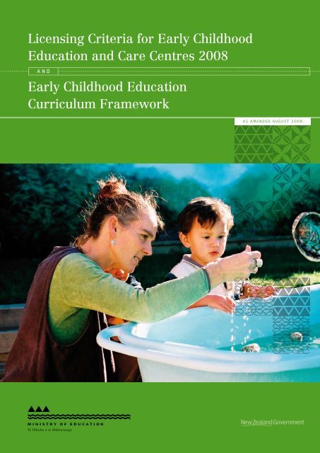 Licensing Criteria for Early Childhood Education and Care Centres ...