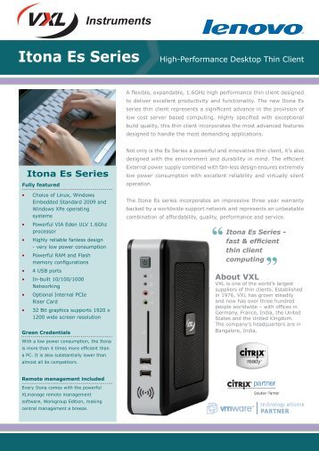 Itona E Series - high performance thin client desktop - Lenovo