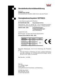 Ganzglasduschsystem SO730(3) - DORMA Interior Glas