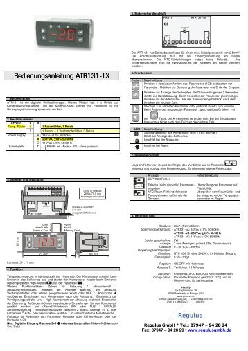 BA Regulus ATR131-1B - bei Regulus GmbH