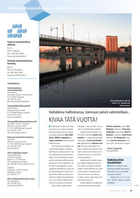 Lataa (pdf) - Kuntatekniikka