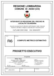 R6 - Computo metrico estimativo - Comune di Asso