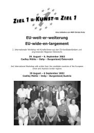 EU-weit-er-weiterung EU-wide-en-largement - Ziel 1= Kunst =Ziel 1