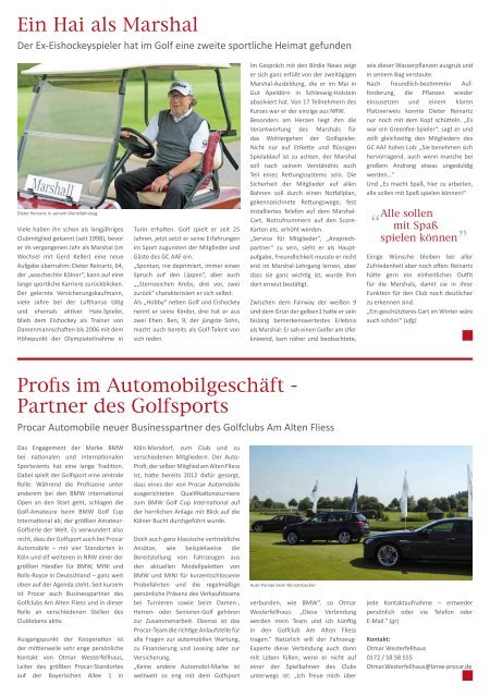 Birdie News - Golfplatz Am Alten Fliess e.V.