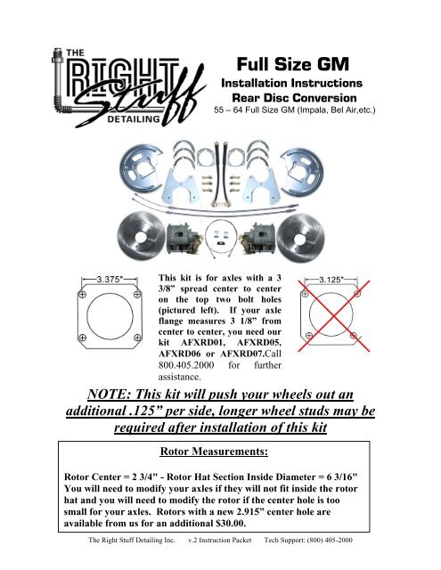 Installation Instructions - Right Stuff Detailing