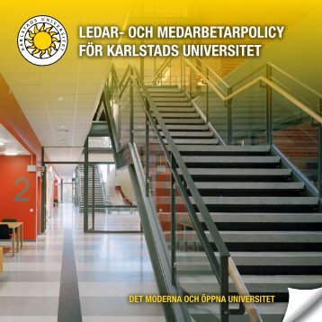 Ledar- & medarbetarpolicy - Karlstads universitet