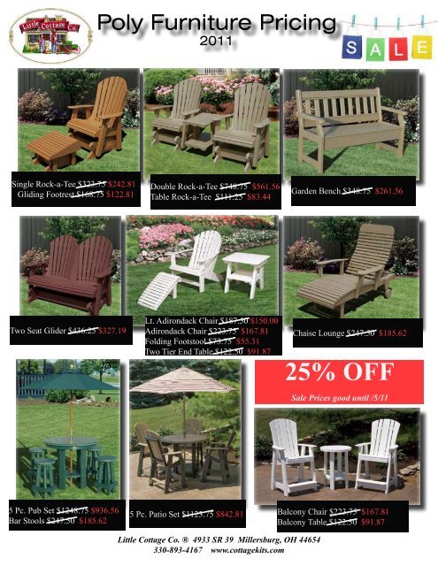 25 Off Cottage Kits Playhouses Little Cottage Company