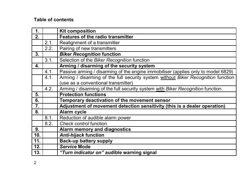 Thatcham user manual - Cobra Electronic Systems, Solutions for a ...