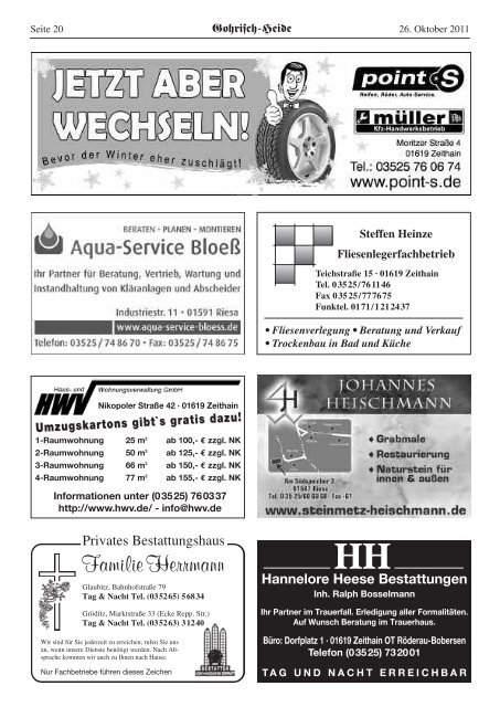 20.Jahrgang - Oktober Nr. 10 - Gemeinde Zeithain