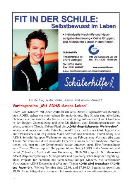 Nachrichtenblatt Mai 2013 - Werbegemeinschaft Geismar ...