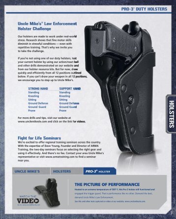 um holsters catalog