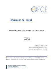 direct multi-step estimation and forecasting - OFCE - Sciences Po