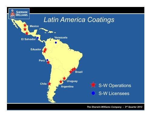 Latin America Coatings - Sherwin-Williams