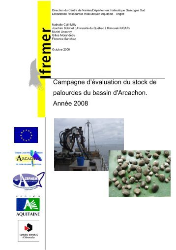 Rapport Palourde 2008 - Ifremer - Copyright Â© IFREMER.