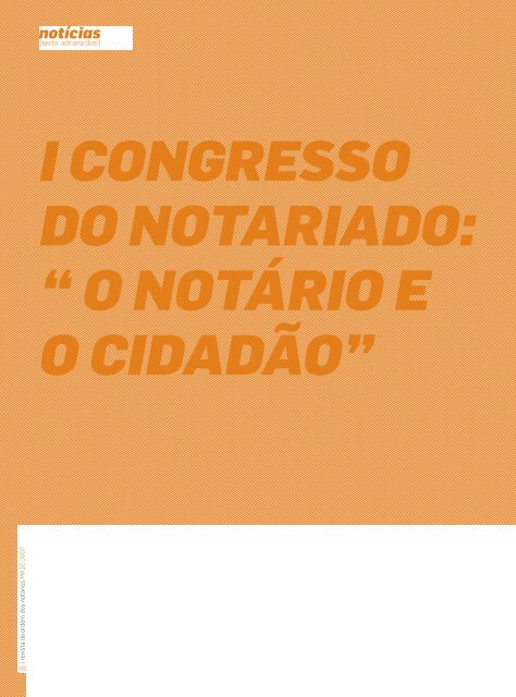 REVISTA da - Ordem dos NotÃ¡rios