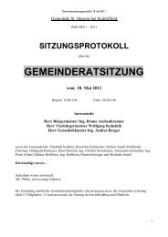 Gemeinderatssitzungsprotokoll 2011.05.18 - St. Marein bei Knittelfeld