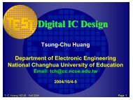 Digital IC Design