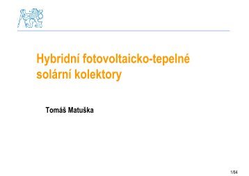 HybridnÃ­ FVT kolektory
