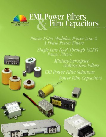 Three-Phase Power Line Filter Catalog - Spectrum Control