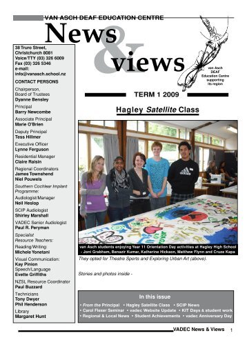 News views - Van Asch Deaf Education Centre