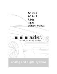 analog and digital systems A10s.2 A12s.2 R10s R12s - Directed ...