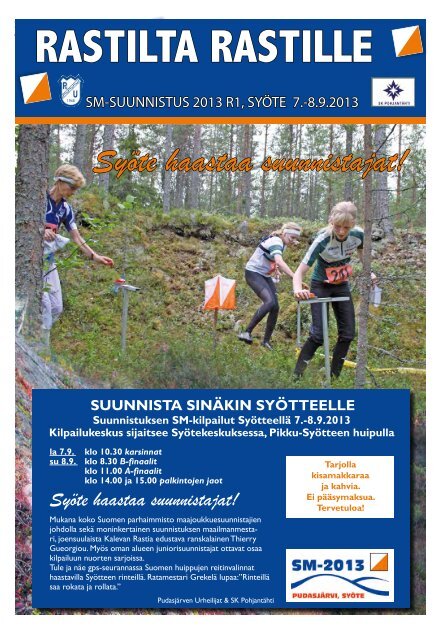 rastilta rastille - PudasjÃ¤rven Urheilijat - Sporttisaitti