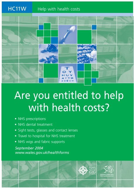 Are You Entitled To Help With Health Costs Nhs Business Services