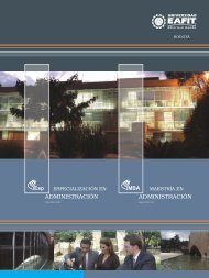 MBA Bogota PDF - Universidad EAFIT